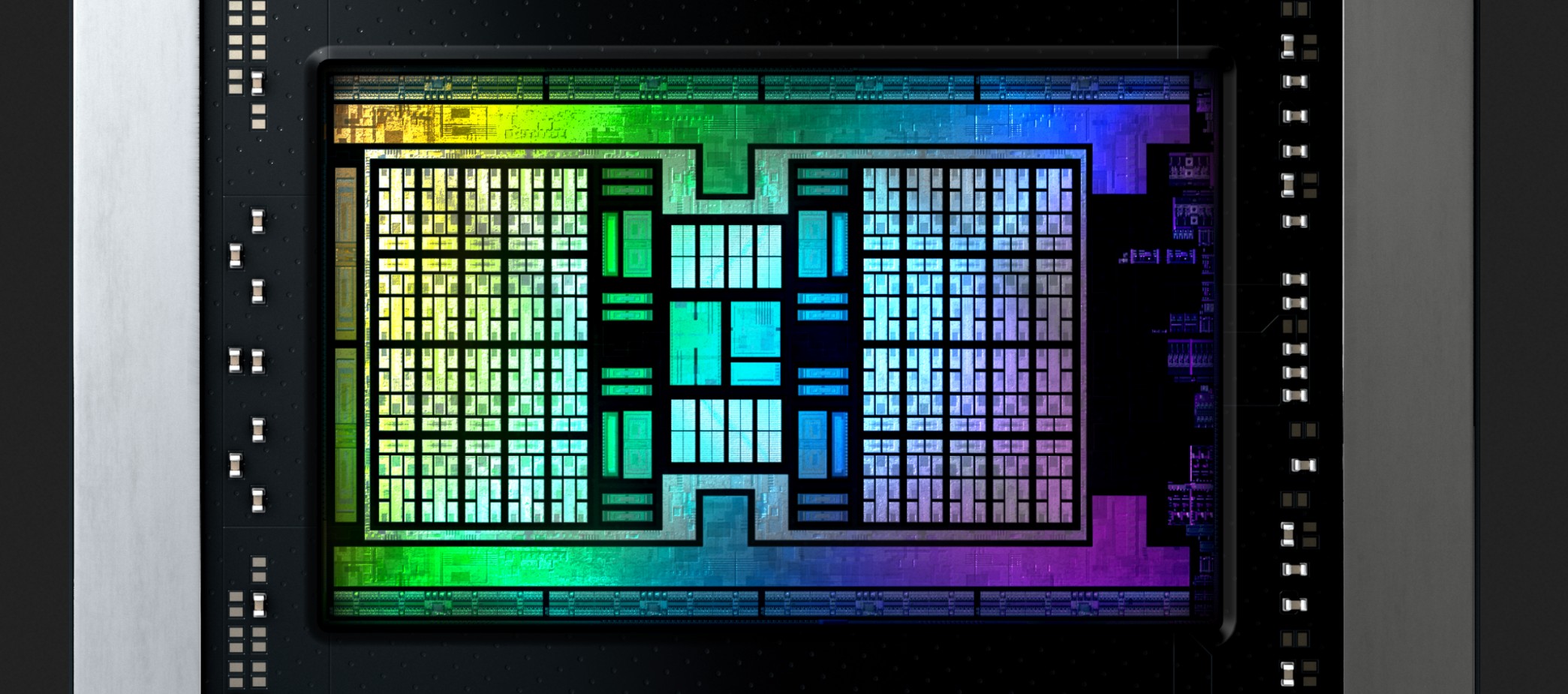 a title AMD Radeon RX 6000 die shot